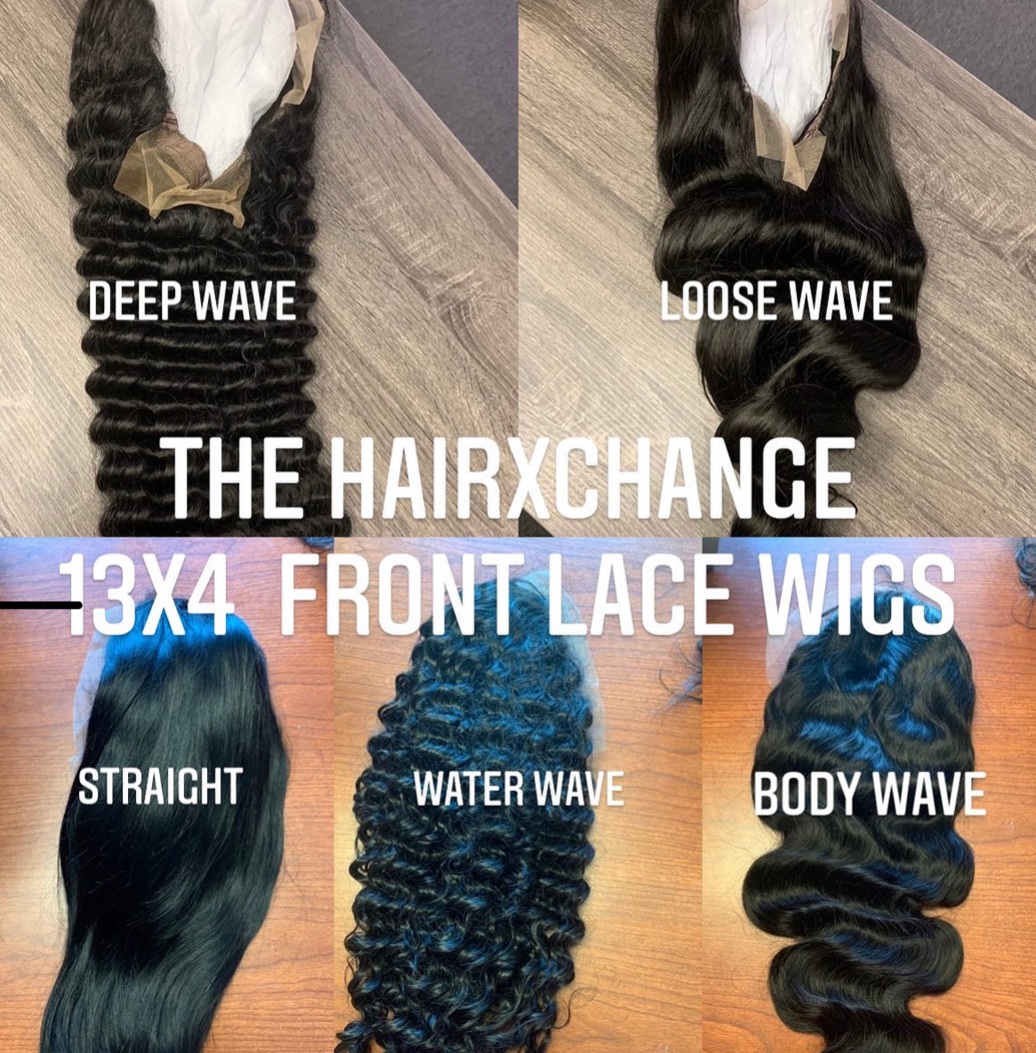 (3) 13x4 Transparent Front Lace Wigs